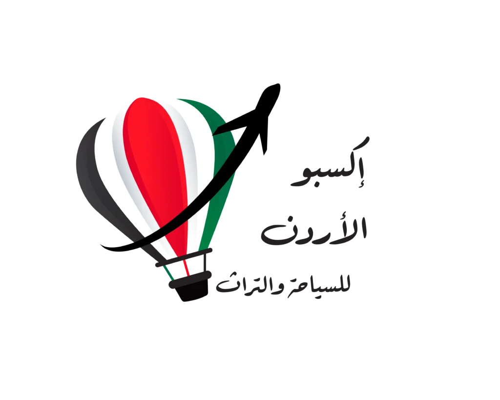 Logo showing a red‑white‑green balloon motif with Arabic text on a black background.